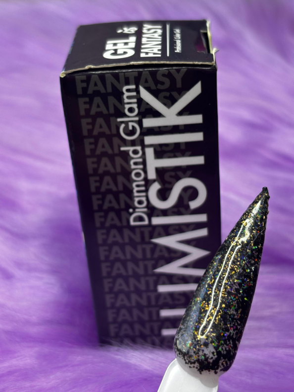 GEL LUMISTIK NEGRO FANTASY NAILS
